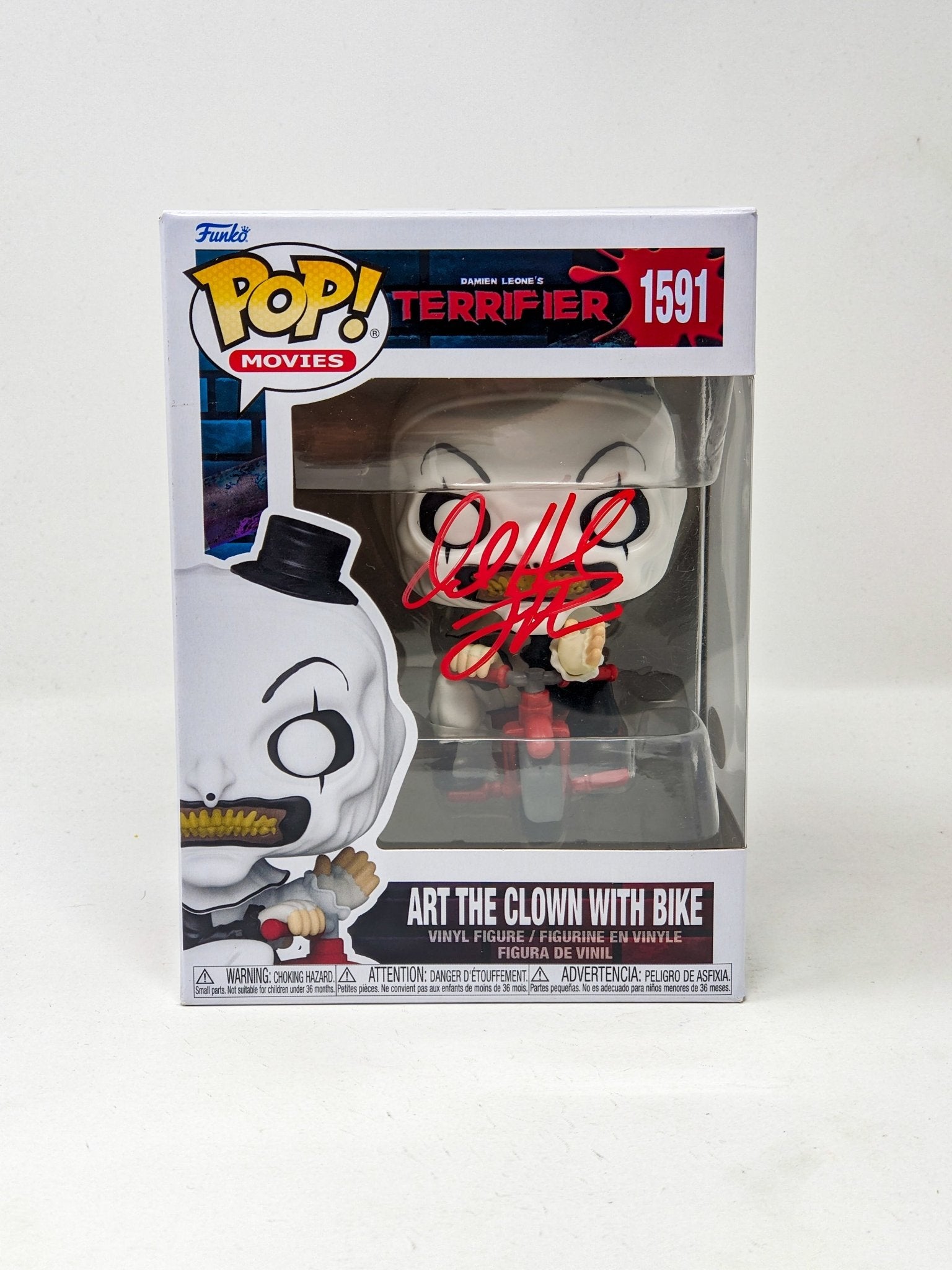 David Howard Thornton Art The Clown #1591 Signed Funko Pop JSA Certified Autograph