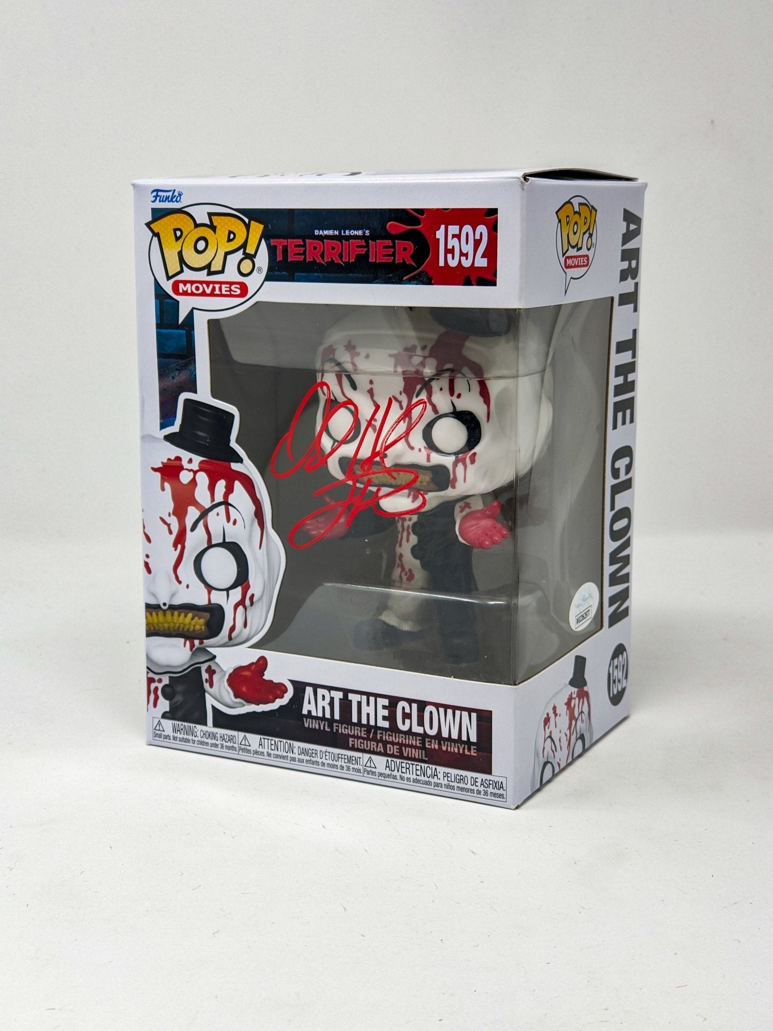 David Howard Thornton Art The Clown #1592 Signed Funko Pop JSA Certified Autograph