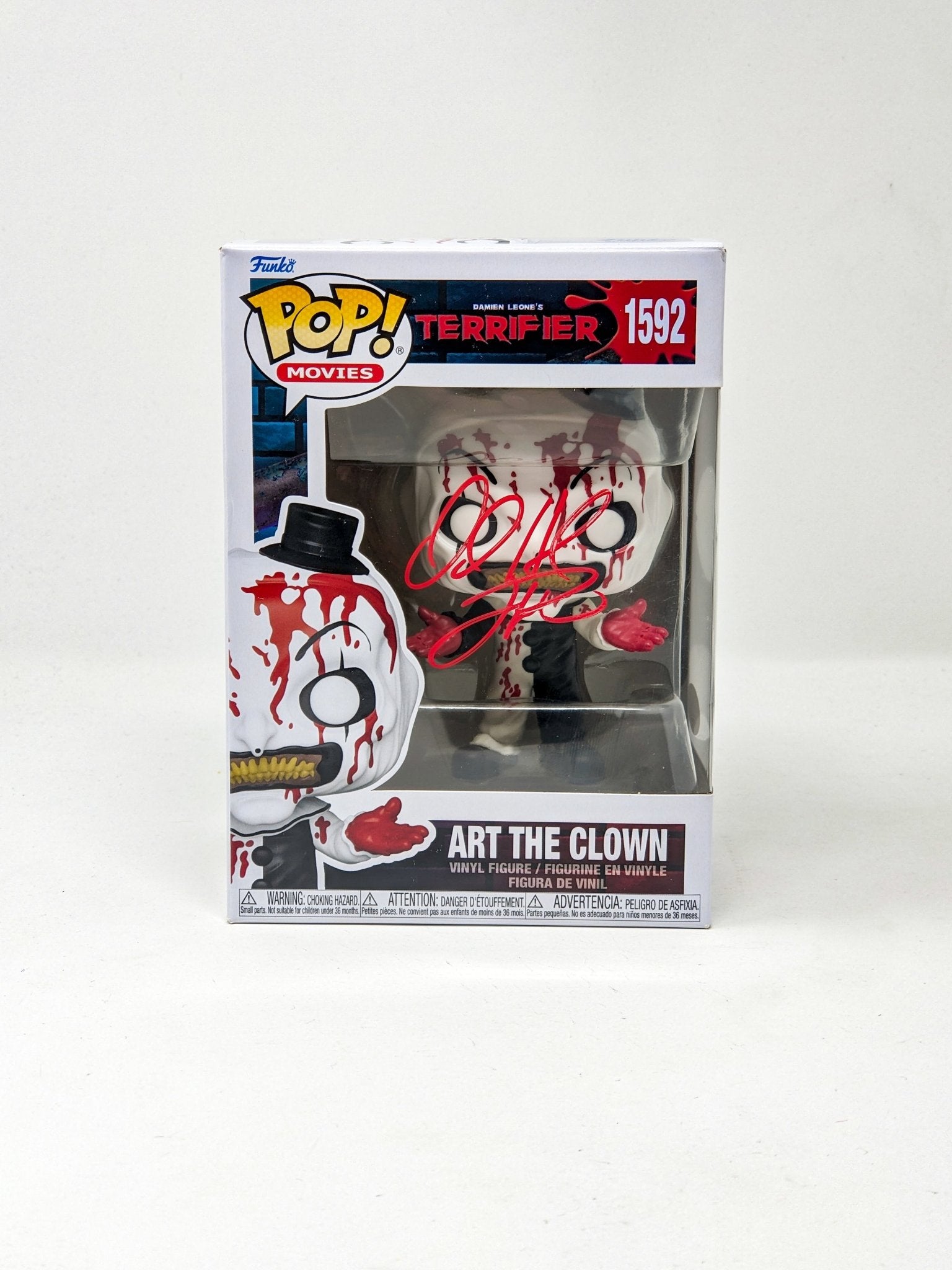 David Howard Thornton Art The Clown #1592 Signed Funko Pop JSA Certified Autograph