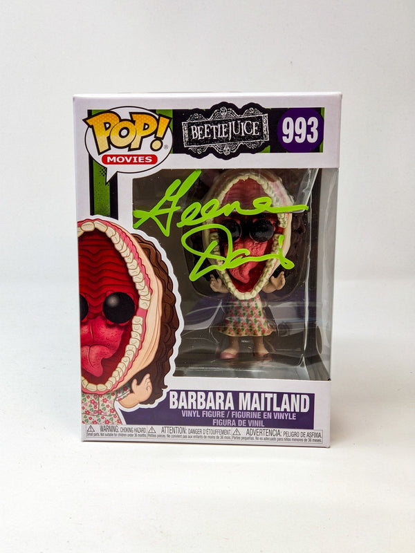 Geena Davis Beetlejuice Barbara Maitland #993 Signed Funko Pop JSA Certified Autograph