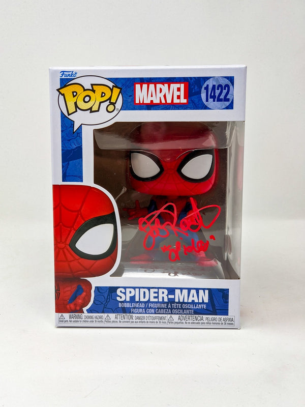 Josh Keaton Marvel Spider-Man #1422 Signed Funko Pop JSA Certified Autograph
