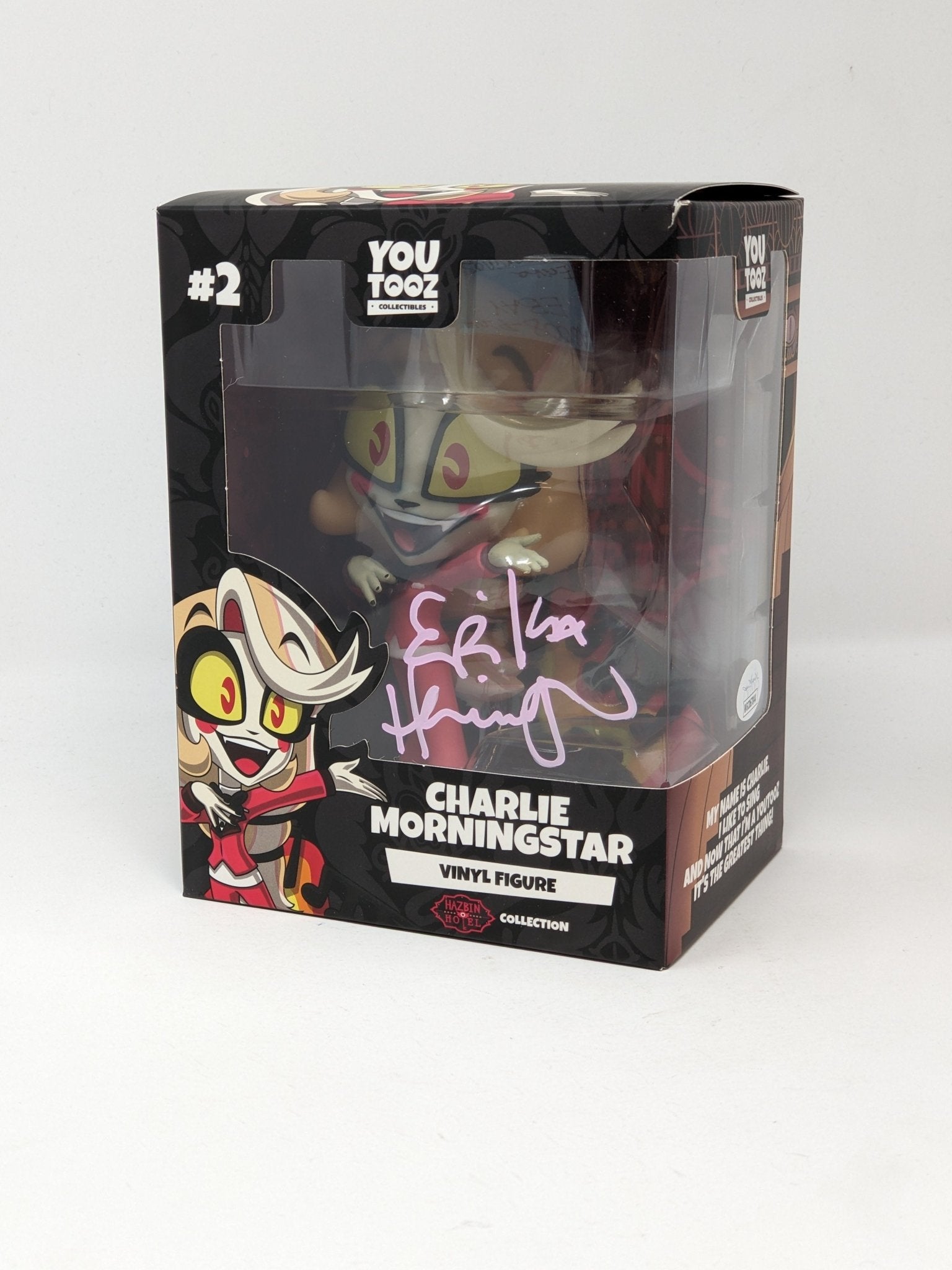 Erika Henningsen Signed Charlie Morningstar #2 YouTooz Vinyl Figure JSA Certified Autograph