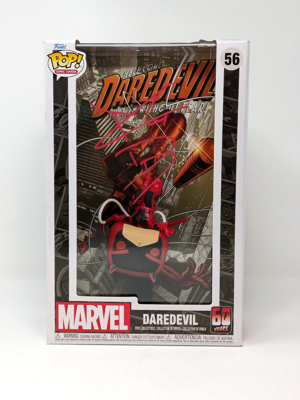 Charlie Cox Daredevil #56 Signed Comic Cover Funko Pop JSA Certified Autograph