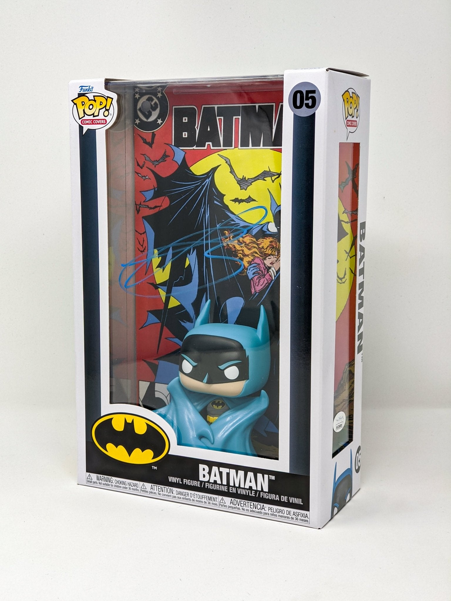 Troy Baker DC Superheroes Batman #05 Signed Comic Cover Funko Pop JSA Certified Autograph