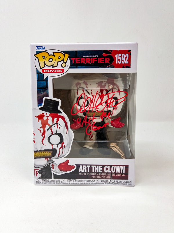 David Howard Thornton Art The Clown #1592 Signed Funko Pop JSA Certified Autograph
