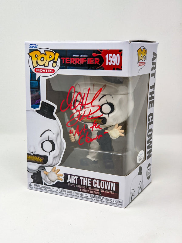 David Howard Thornton Terrifier Art The Clown #1590 Signed Funko Pop JSA Certified Autograph