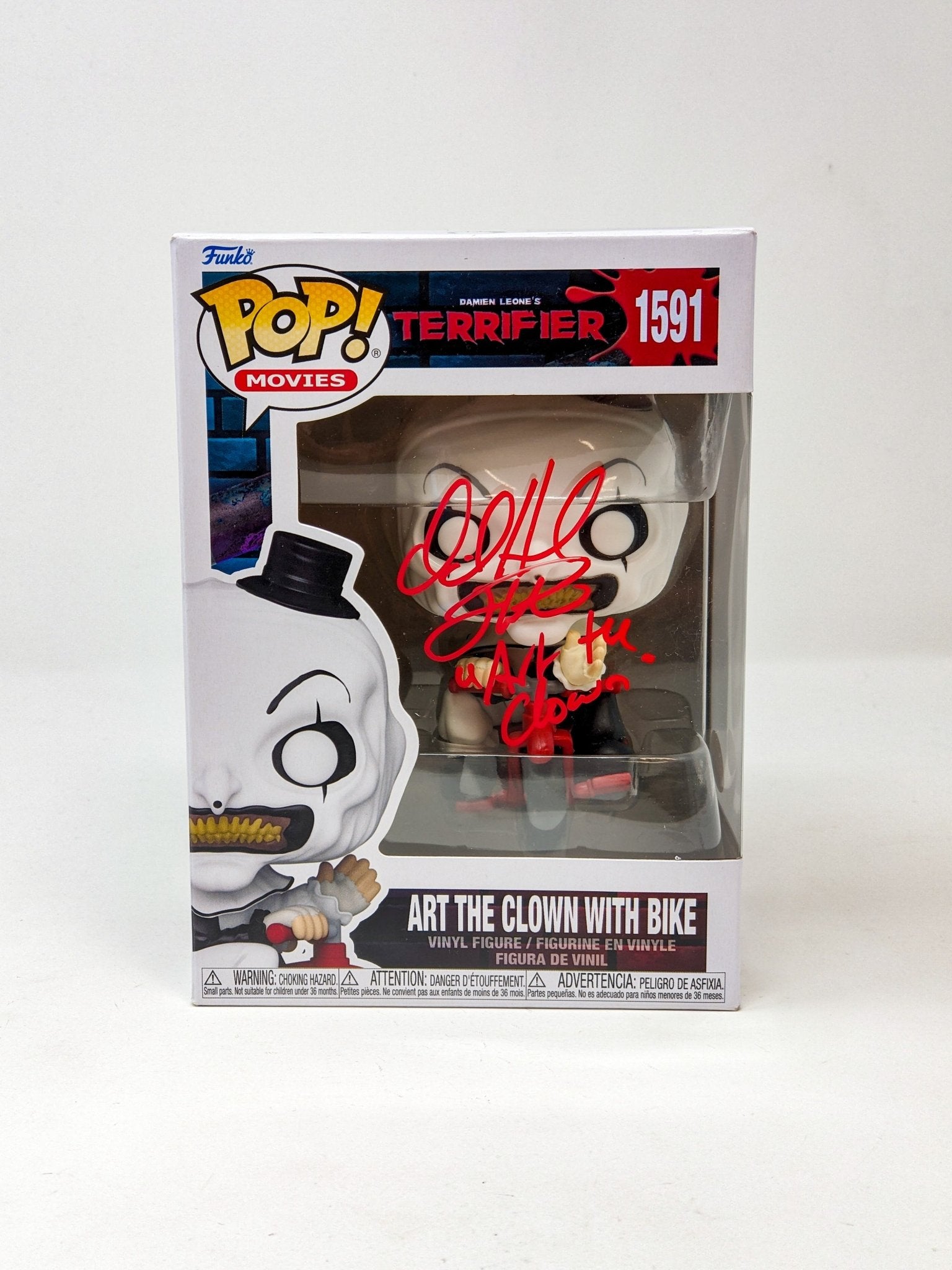David Howard Thornton Art The Clown #1591 Signed Funko Pop JSA Certified Autograph