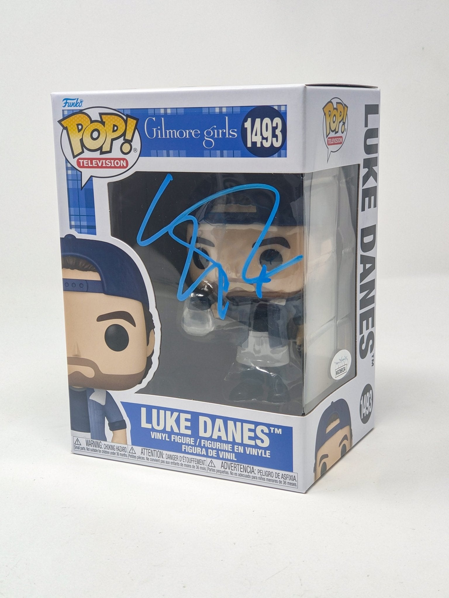 Scott Patterson Gilmore Girls Luke Danes #1493 Signed Funko Pop JSA Certified Autograph