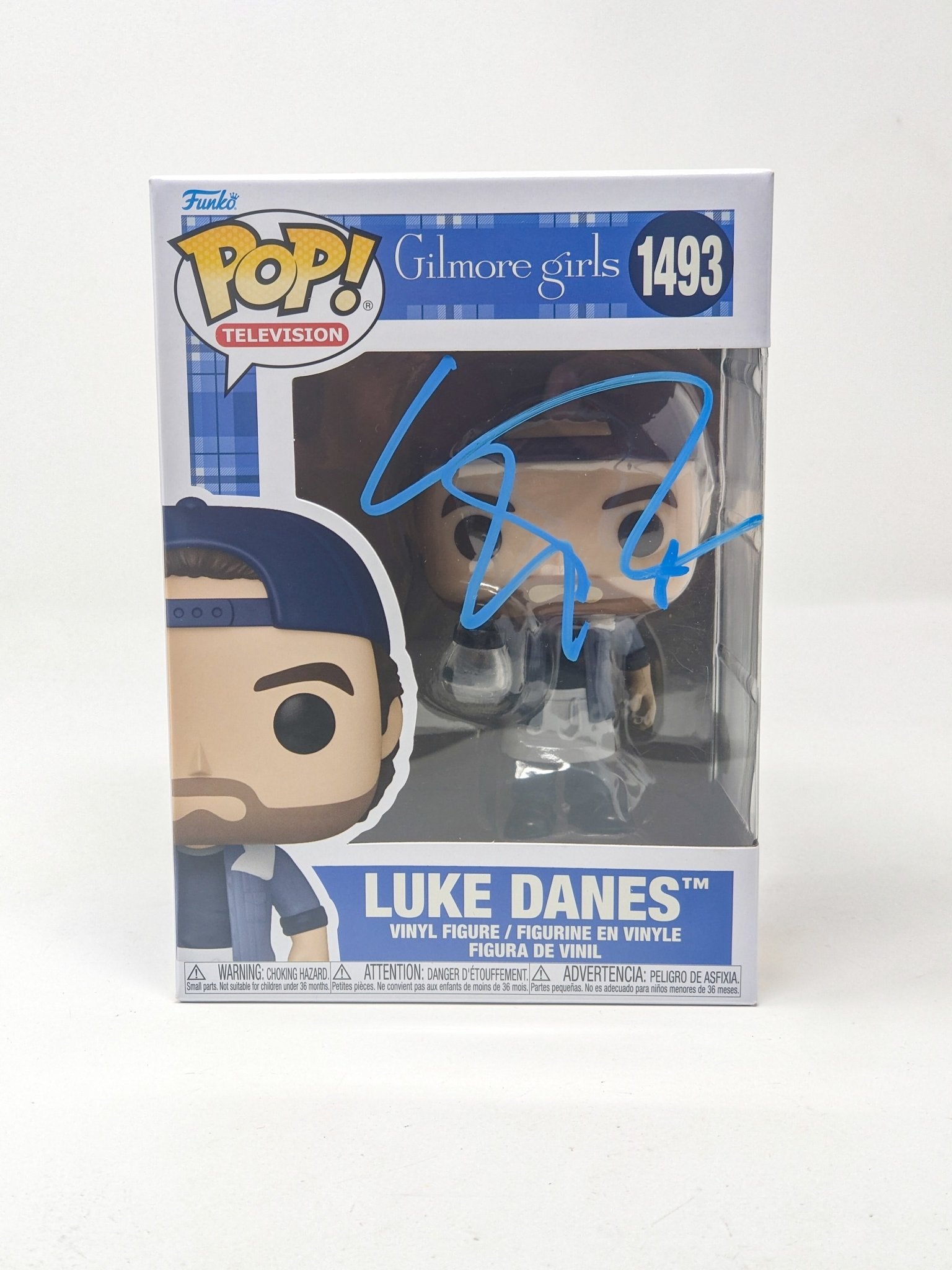 Scott Patterson Gilmore Girls Luke Danes #1493 Signed Funko Pop JSA Certified Autograph