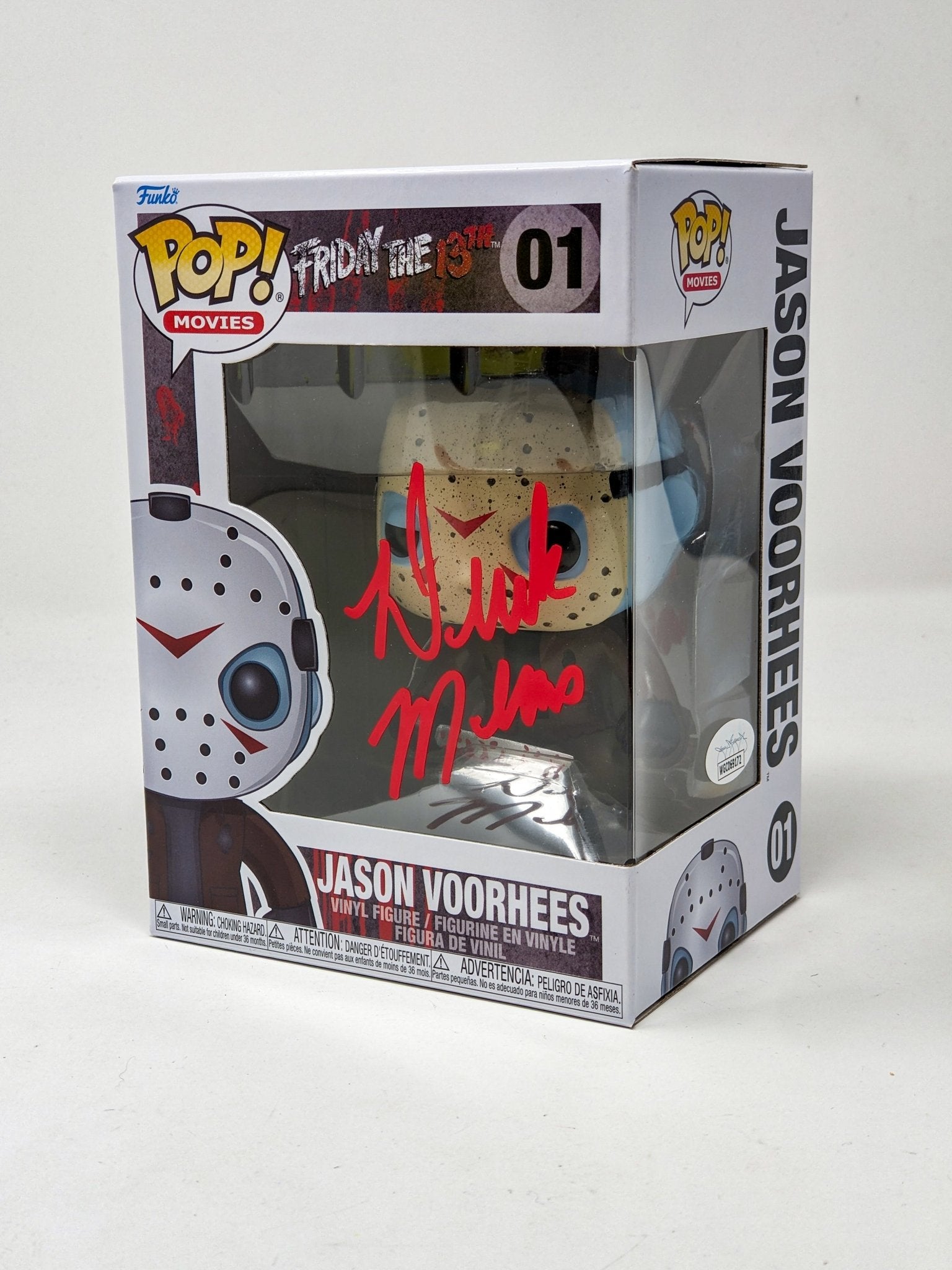 Derek Mears Friday The 13th Jason #01 Signed Funko Pop JSA Certified Autograph