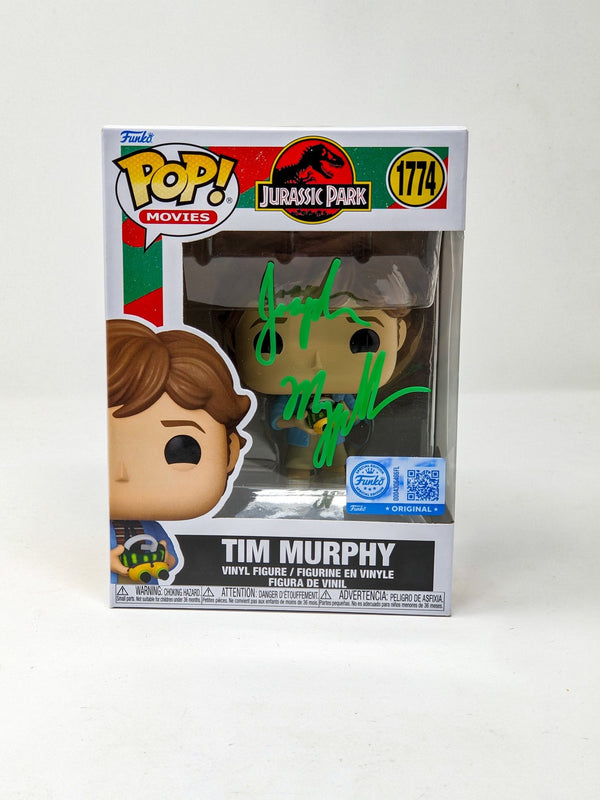 Joseph Mazzello Jurassic Park Tim Murphy #1774 Signed Funko Pop JSA Certified Autograph