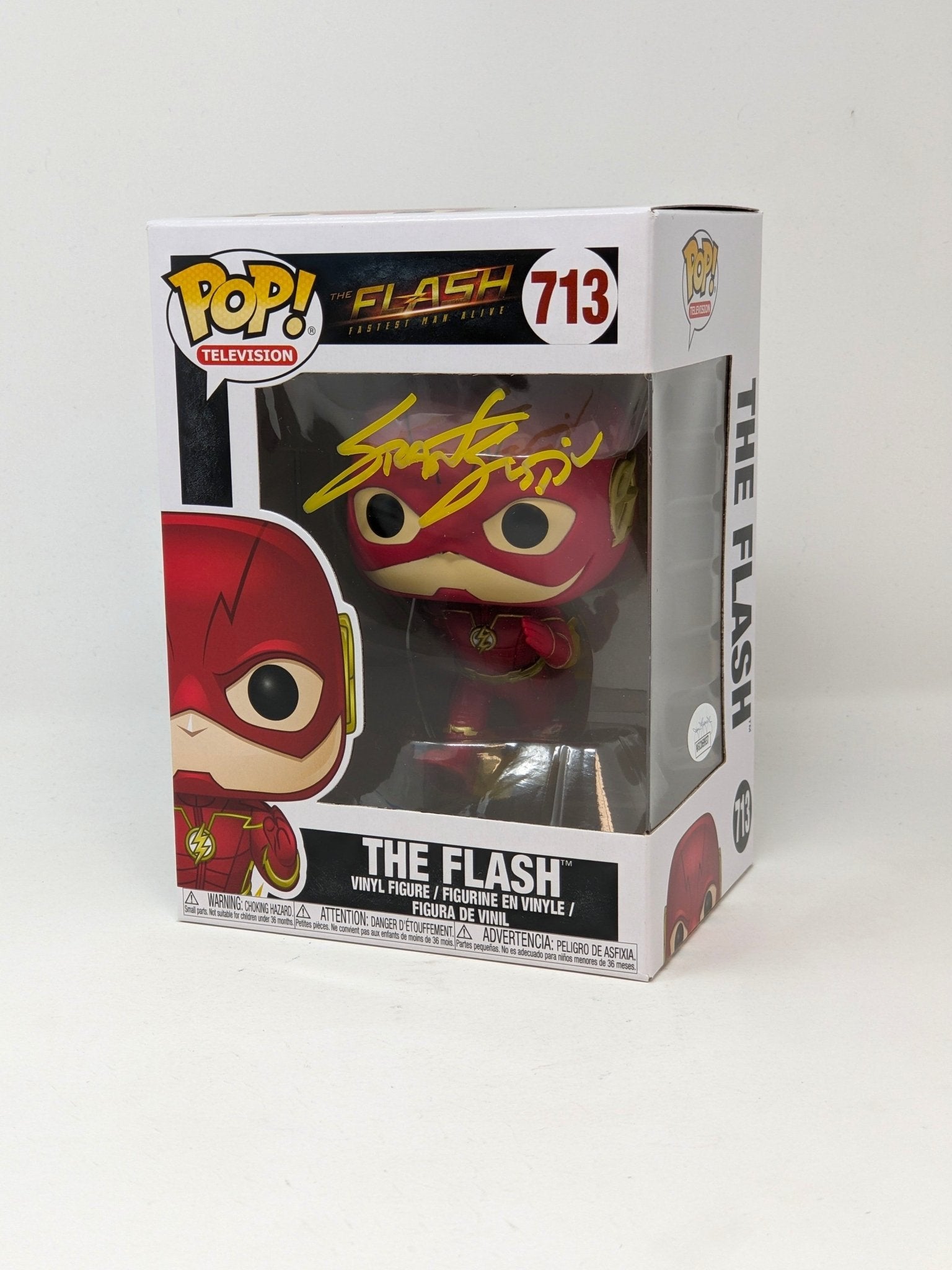 Grant Gustin DC The Flash #713 Signed Funko Pop JSA Certified Autograph