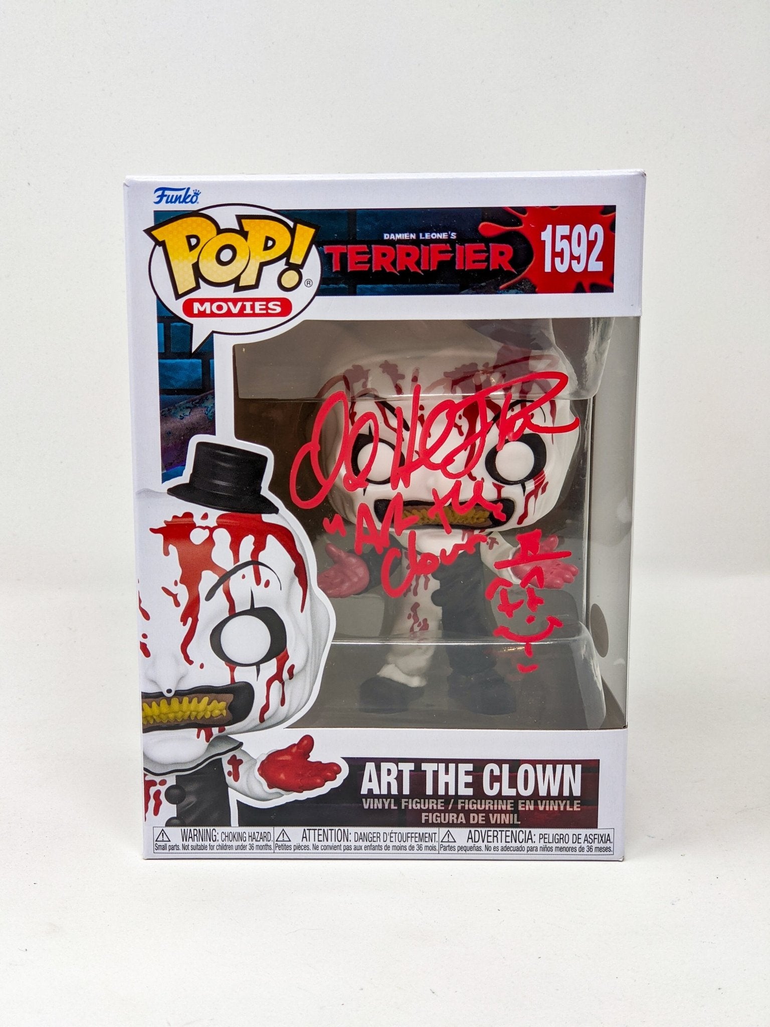 David Howard Thornton Art The Clown #1592 Signed Funko Pop JSA Certified Autograph