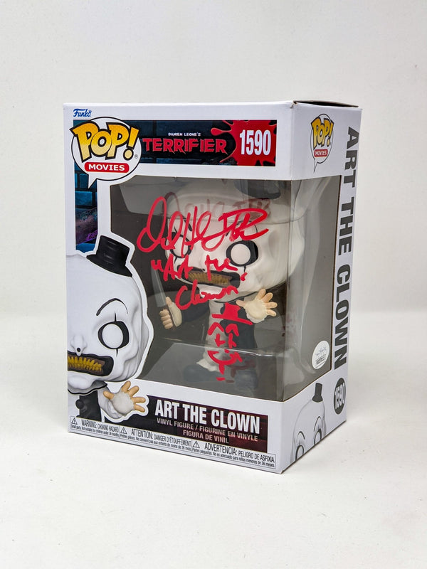 David Howard Thornton Terrifier Art The Clown #1590 Signed Funko Pop JSA Certified Autograph