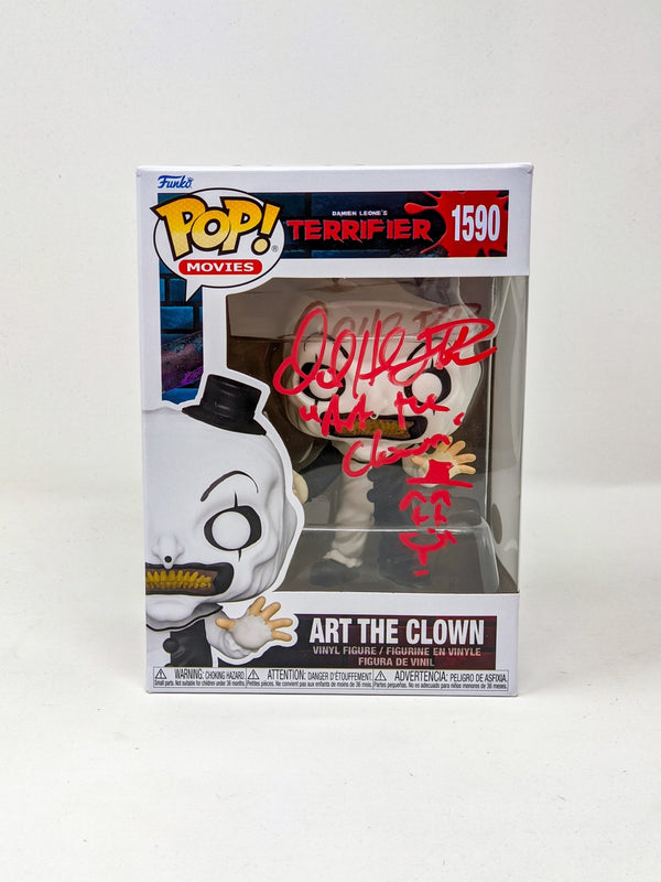 David Howard Thornton Terrifier Art The Clown #1590 Signed Funko Pop JSA Certified Autograph