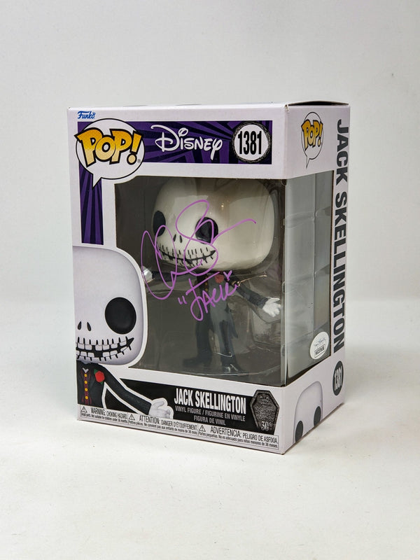Chris Sarandon Disney Nightmare Before Christmas Jack Skellington #1381 Signed Funko Pop JSA Certified Autograph