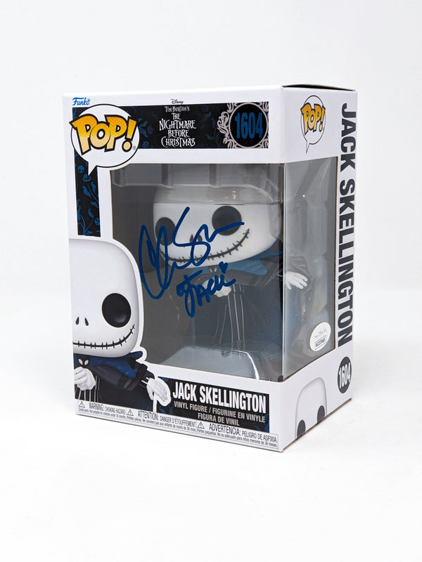 Chris Sarandon Disney Nightmare Before Christmas Jack Skellington #1604 Signed Funko Pop JSA Certified Autograph
