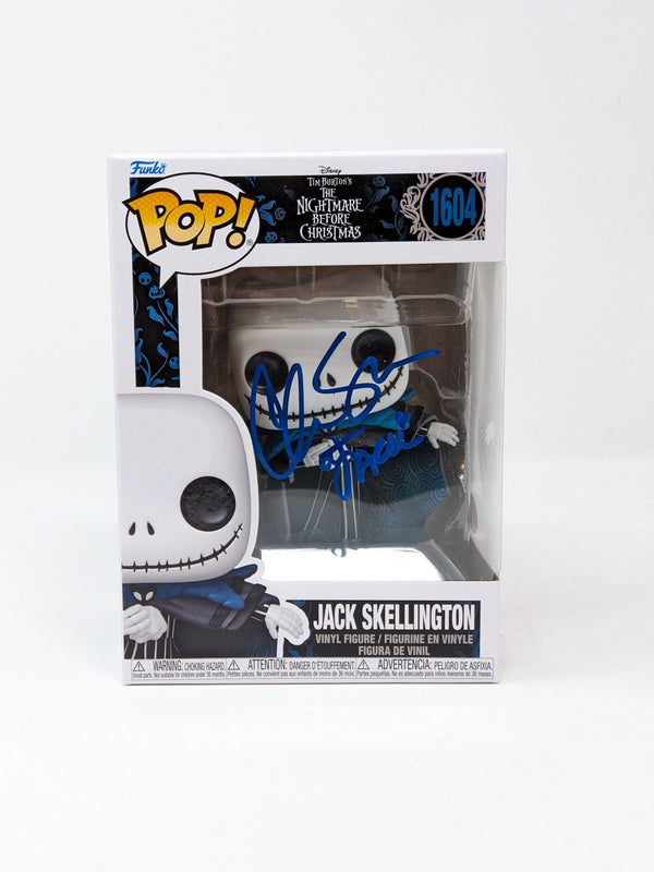 Chris Sarandon Disney Nightmare Before Christmas Jack Skellington #1604 Signed Funko Pop JSA Certified Autograph