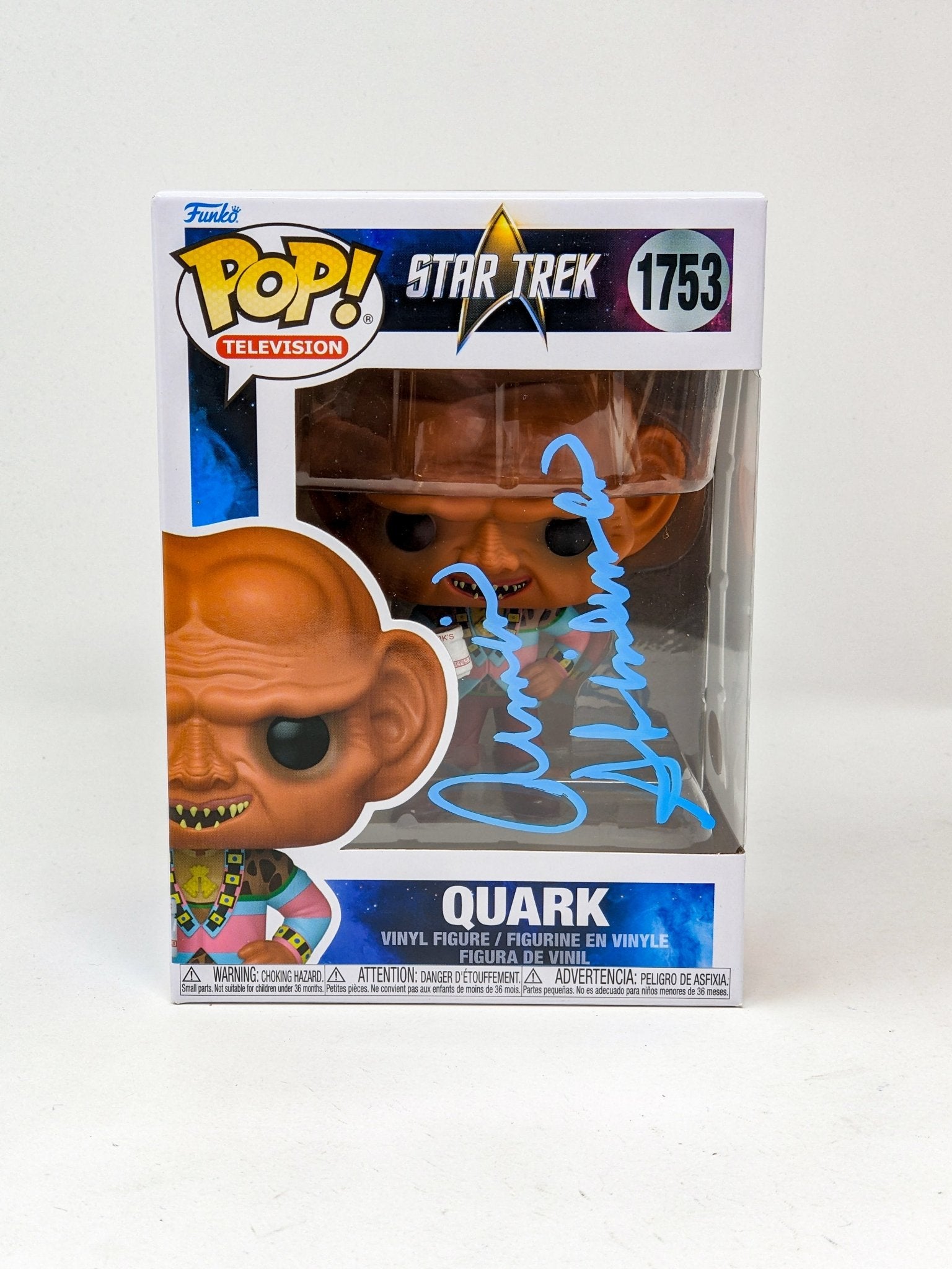 Armin Shimerman Star Trek Quark #1753 Signed Funko Pop JSA Certified Autograph
