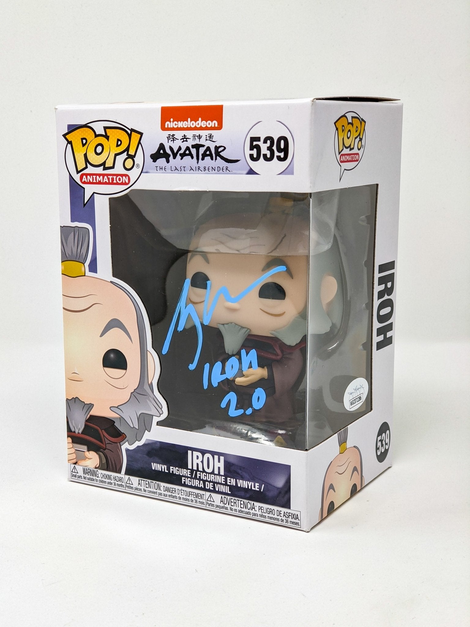 Greg Baldwin Avatar Last Airbender Iroh #539 Signed Funko Pop