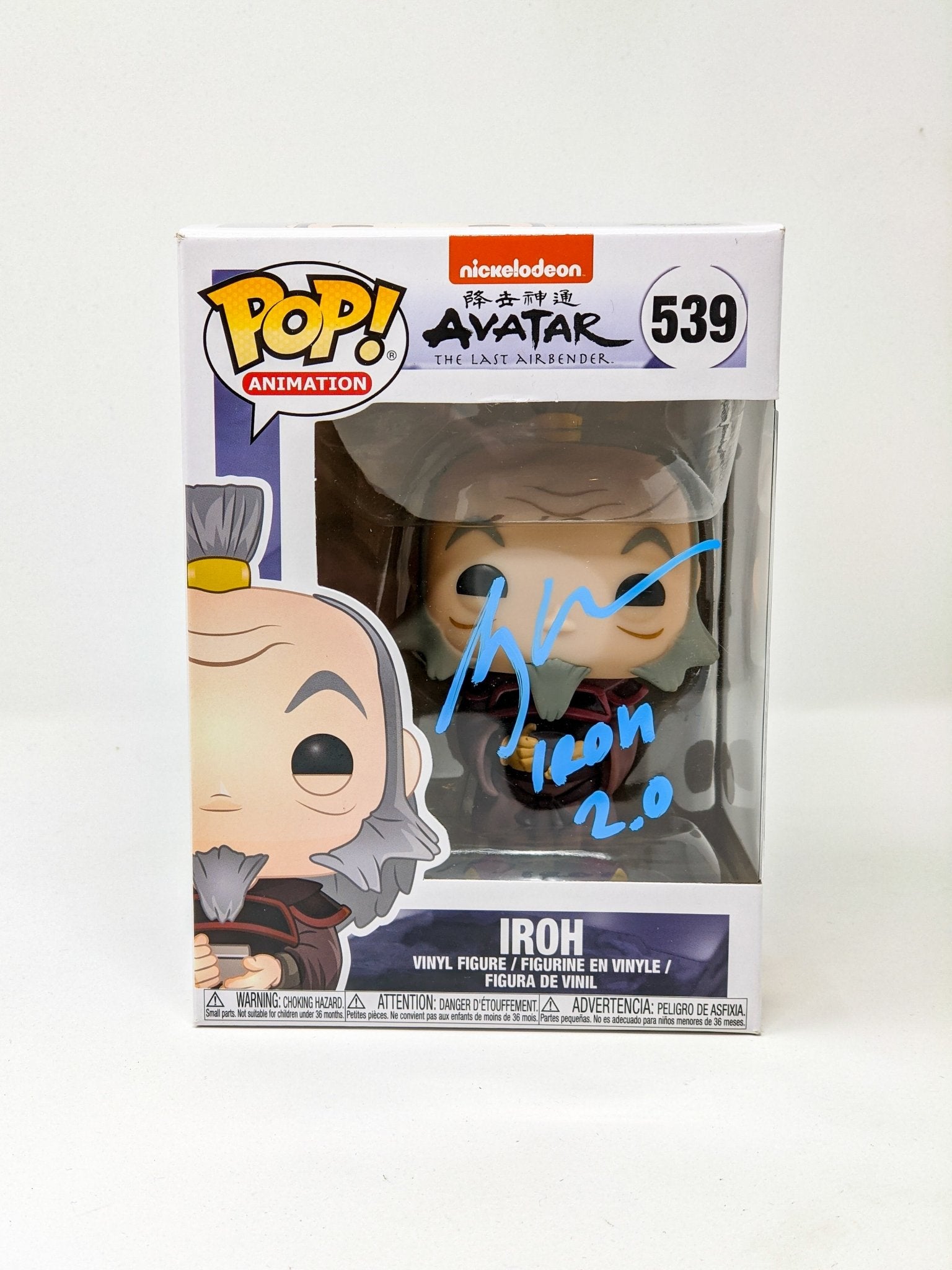 Greg Baldwin Avatar Last Airbender Iroh #539 Signed Funko Pop