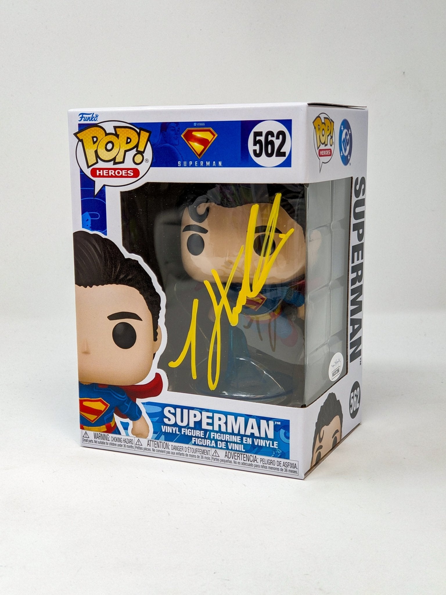 Tyler Hoechlin Superman #562 Signed Funko Pop JSA Certified Autograph