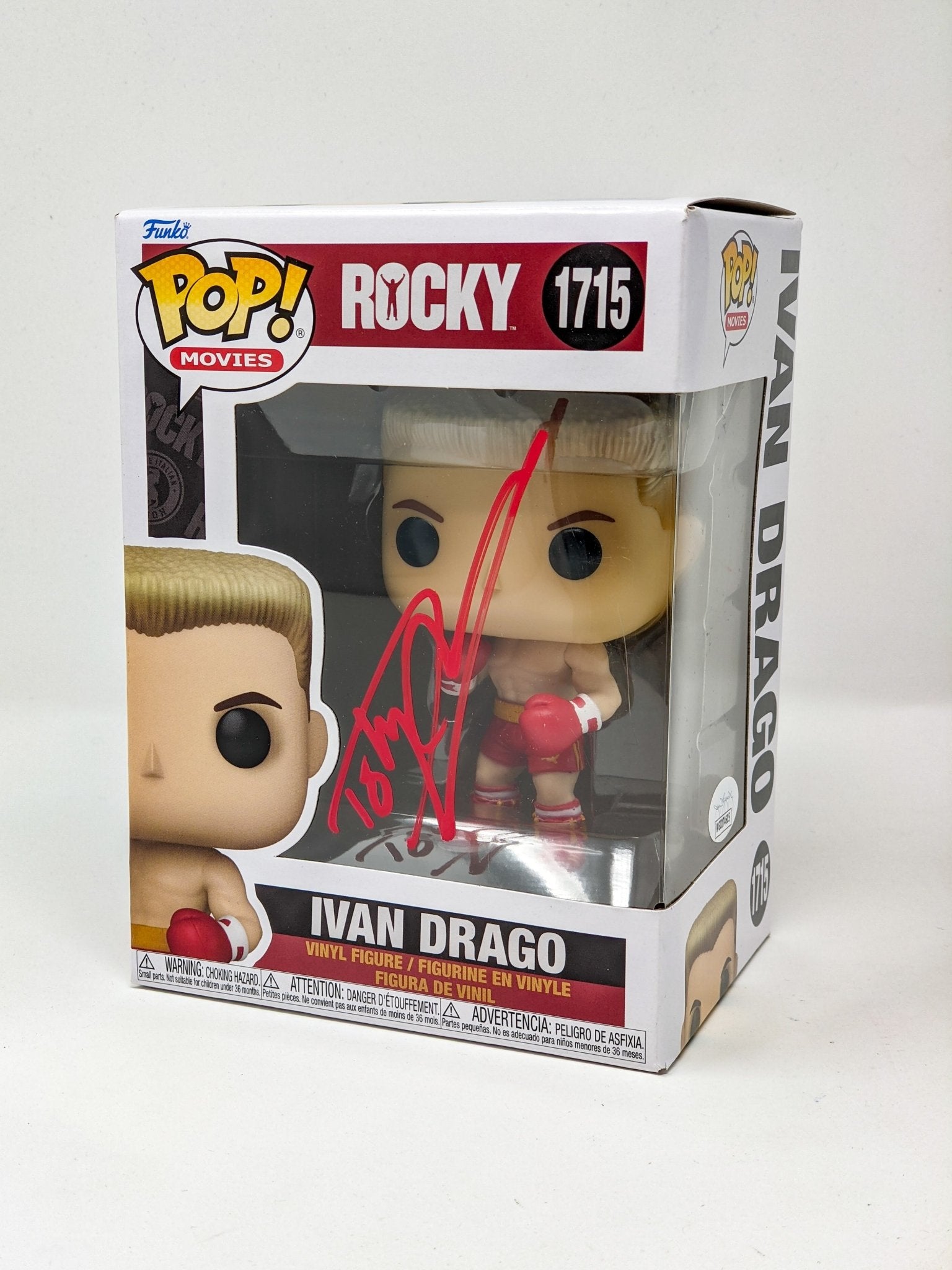 Dolph Lundgren Rocky IV Ivan Drago #1715 Signed Funko Pop JSA Certified Autograph