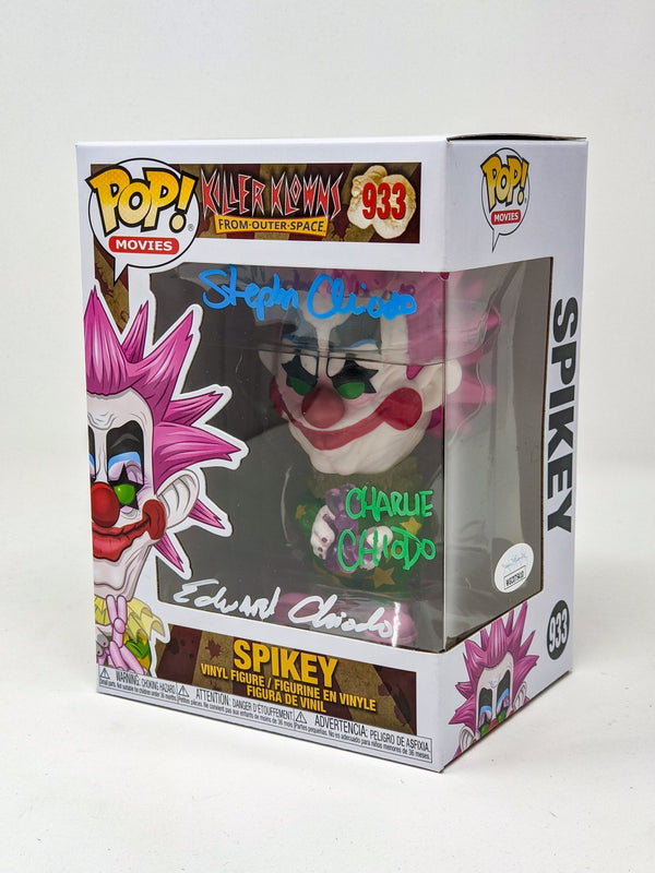 Killer Klowns From Outer Space SPIKEY #933 Funko Pop! Chiodo Bros Signed JSA Autograph
