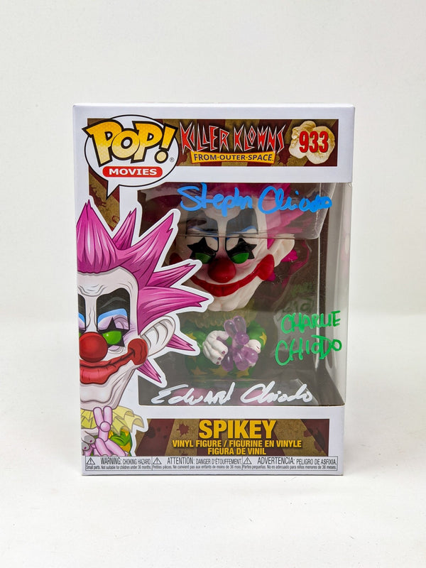 Killer Klowns From Outer Space SPIKEY #933 Funko Pop! Chiodo Bros Signed JSA Autograph