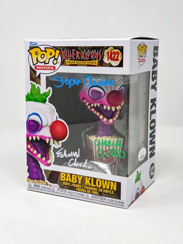 Killer Klowns From Outer Space BABY KLOWN #1422 Funko Pop! Chiodo Bros Signed JSA Autograph