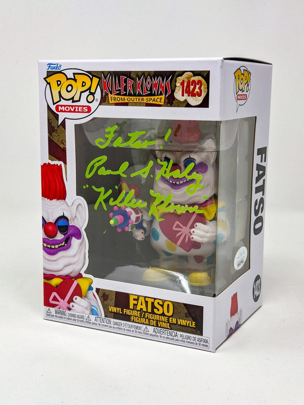 Paul Haley Killer Klowns From Outer Space FATSO #1423 Signed Funko Pop JSA Autograph