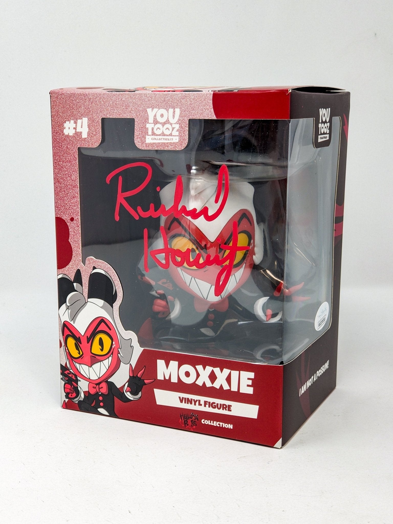 Richard Horvitz Signed Helluva Boss Moxxie #4 YouTooz Vinyl Figure JSA Certified Autograph