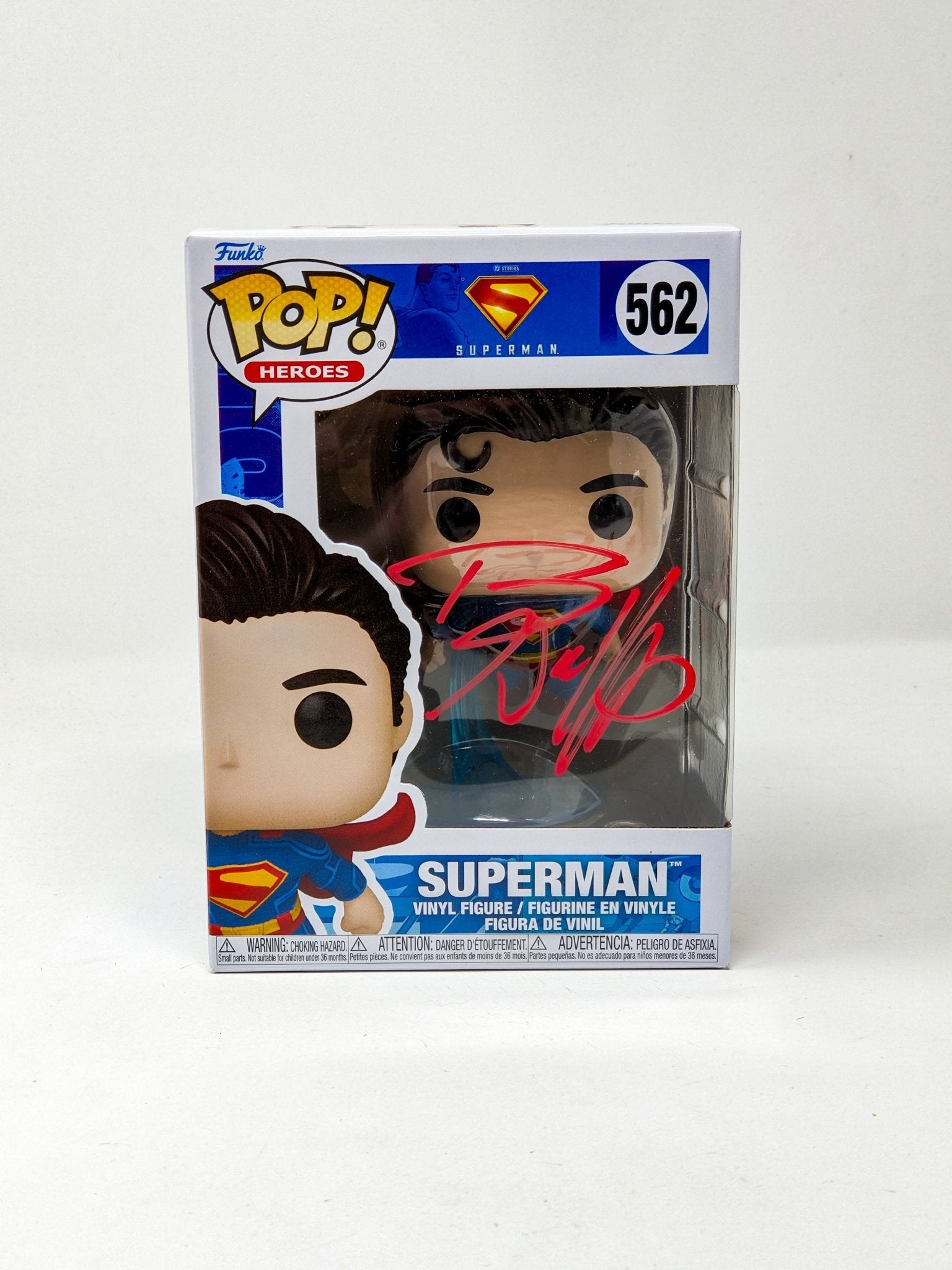 Travis Willingham Superman #562 Signed Funko Pop JSA Certified Autograph