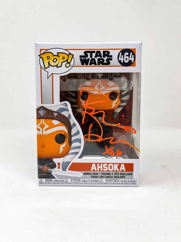 Rosario Dawson Star Wars Mandalorian Ahsoka #464 Signed Funko Pop JSA Certified Autograph