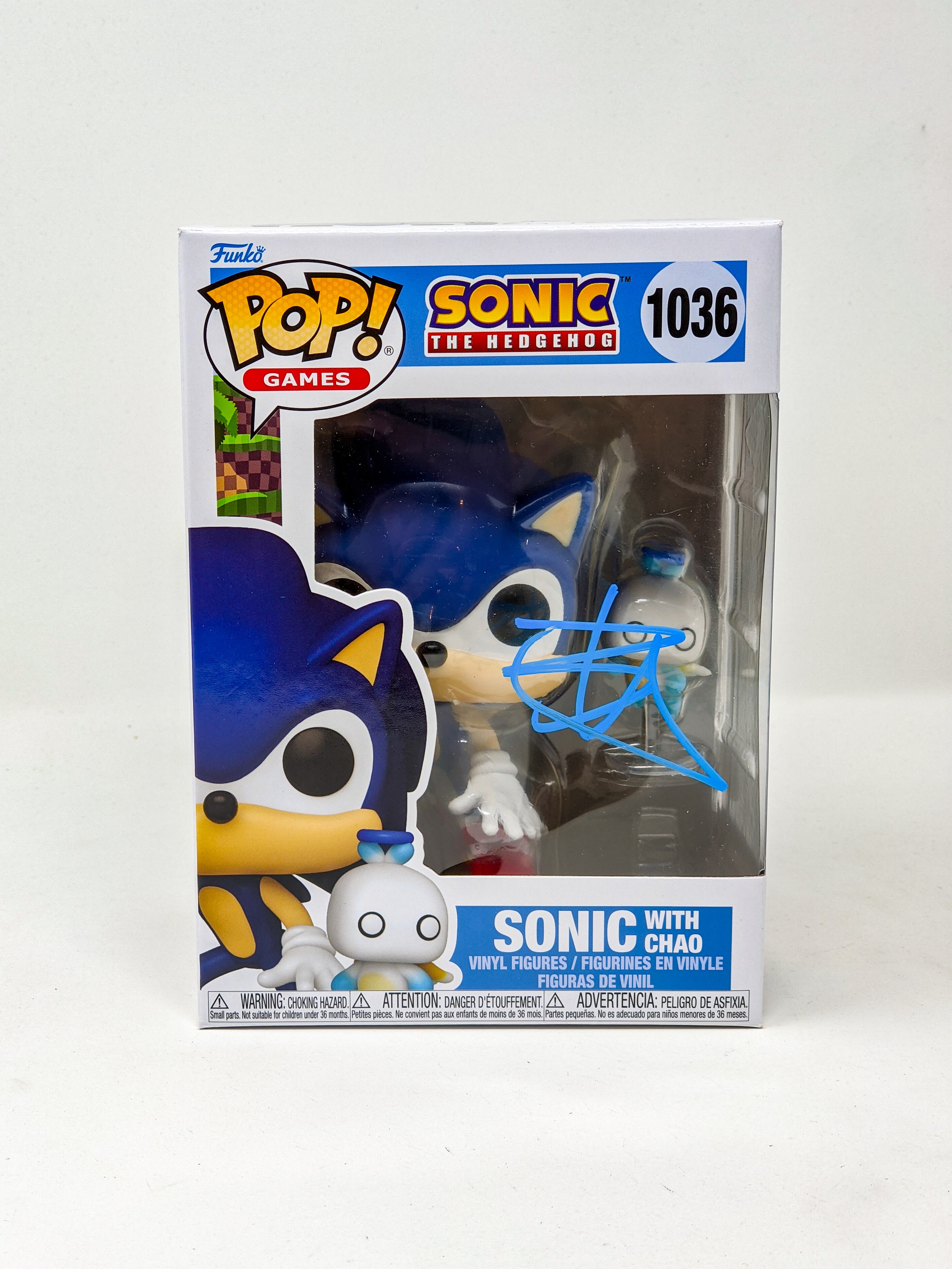 Ben Schwartz Sonic the Hedgehog #1036 Signed Funko Pop JSA Certified Autograph