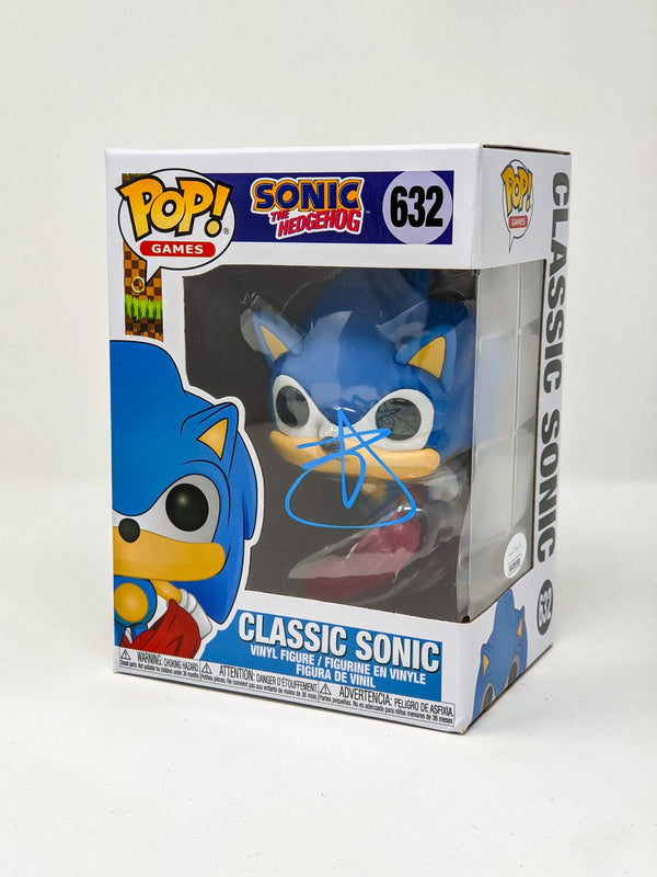 Ben Schwartz Sonic the Hedgehog Classic Sonic #632 Signed Funko Pop JSA Certified Autograph