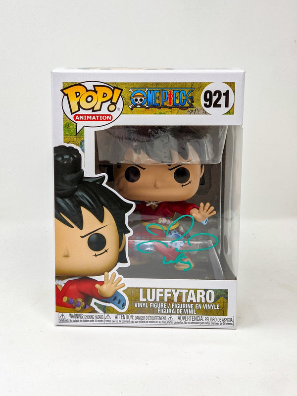 Colleen Clinkenbeard One Piece Luffytaro #921 Signed Funko Pop JSA Certified Autograph