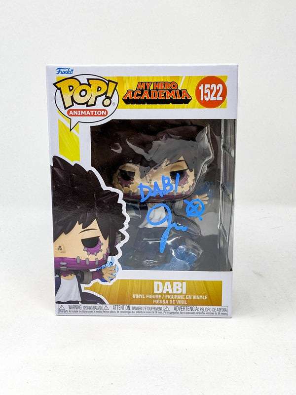 Jason Liebrecht My Hero Academia Dabi #1522 Signed Funko Pop JSA Certified Autograph