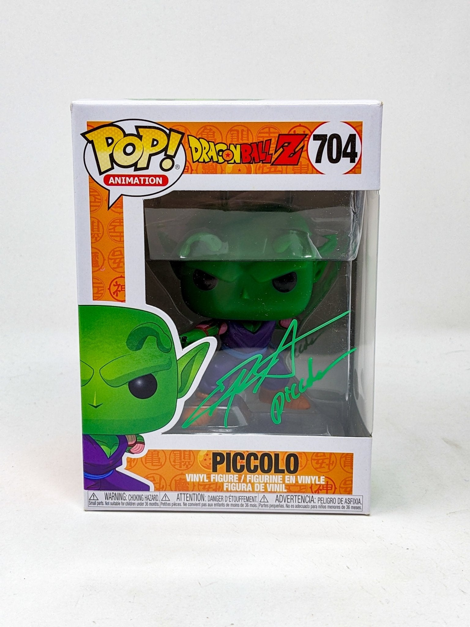 Chris Sabat Dragon Ball Z Piccolo #704 Signed Funko Pop JSA Certified Autograph