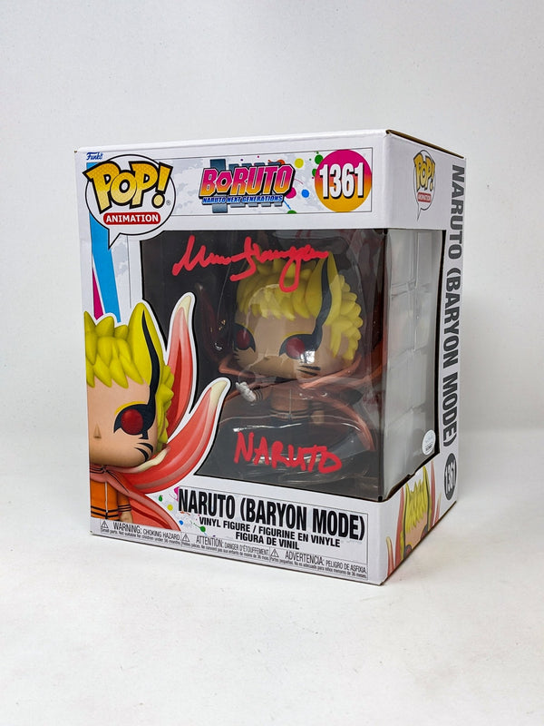 Maile Flanagan Naruto (Baryon Mode) #1361 Signed Funko Pop JSA Certified Autograph