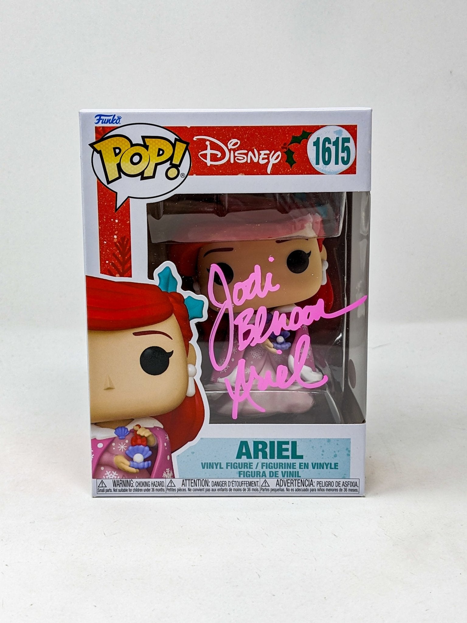 Jodi Benson Disney Little Mermaid Ariel #1615 Signed Funko Pop JSA Certified Autograph