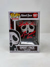 Scream Ghost Face #1607 Funko Pop Cast x2 Signed Lillard, Ulrich JSA Certified Autograph