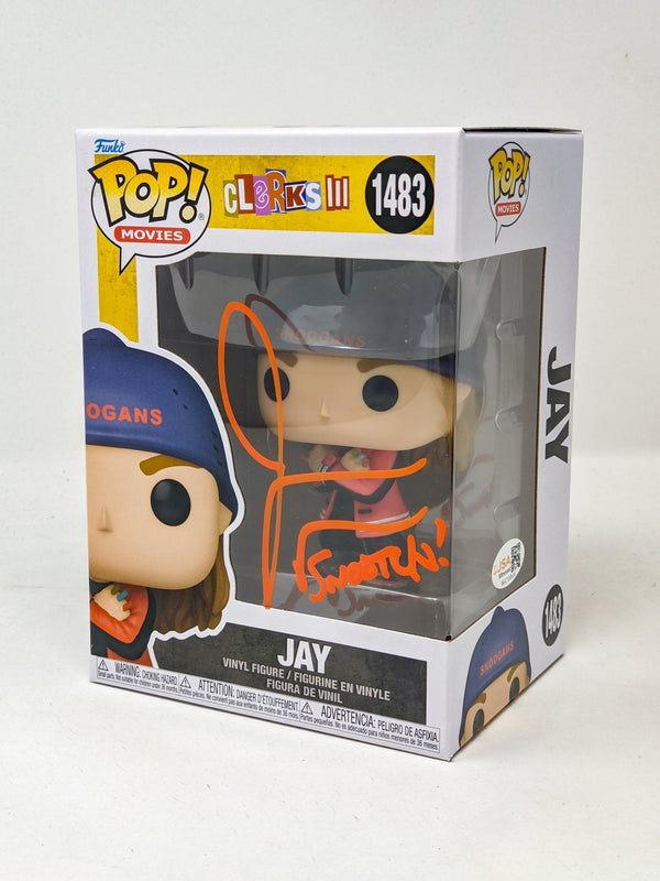 Jason Mewes Clerks III Jay  #1483 Signed Funko Pop JSA Certified Autograph