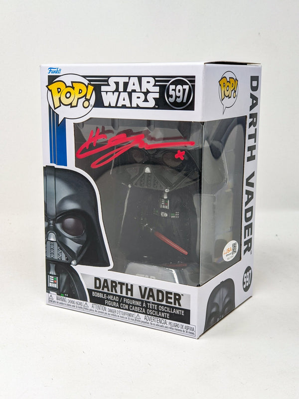 Hayden Christensen Darth Vader #597 Signed Funko Pop JSA Certified Autograph