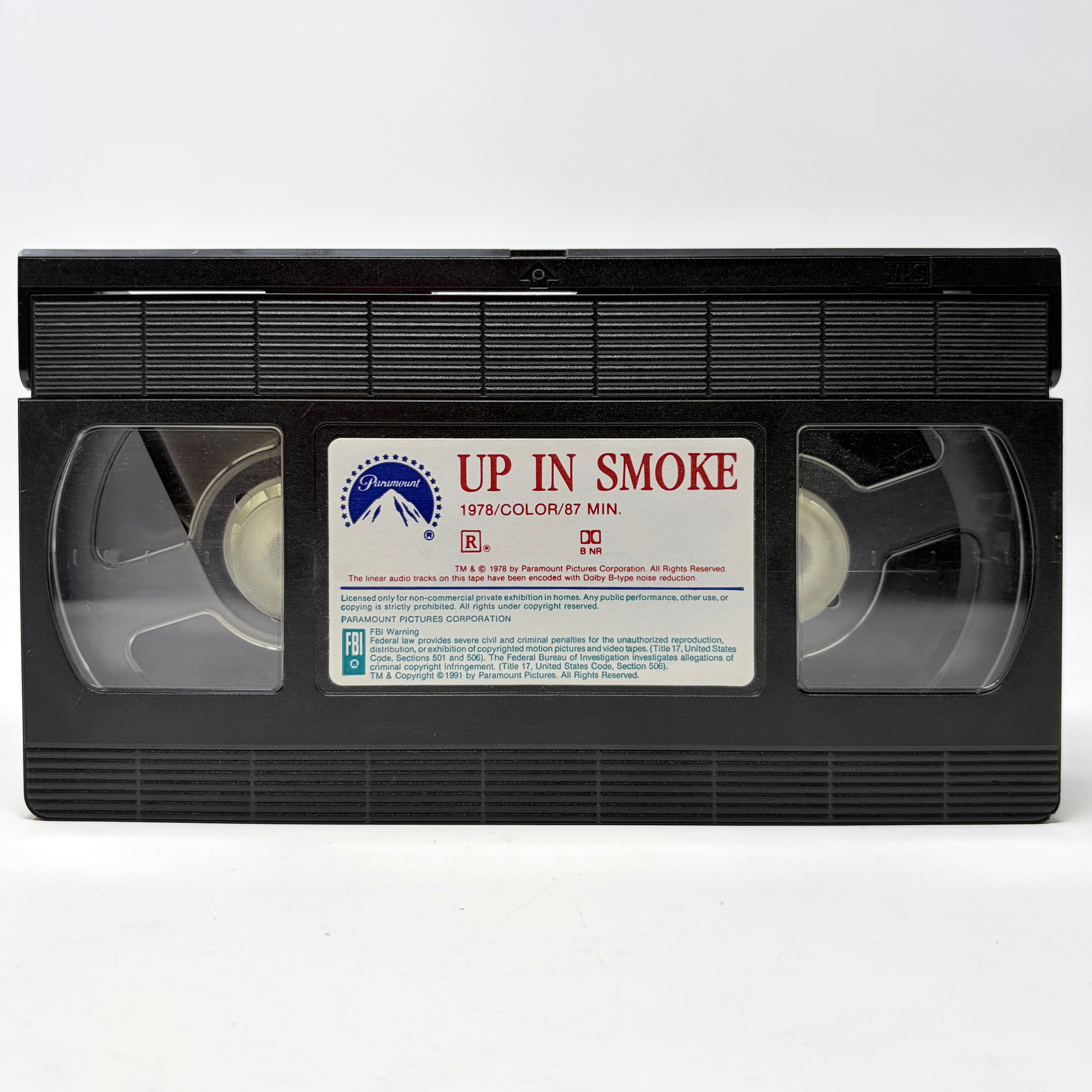 Cheech & Chong Up in Smoke Signed VHS Cover
