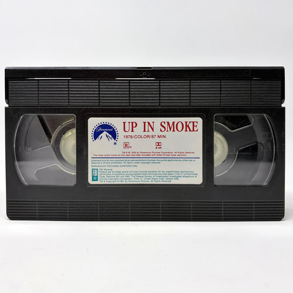 Cheech & Chong Up in Smoke Signed VHS Cover