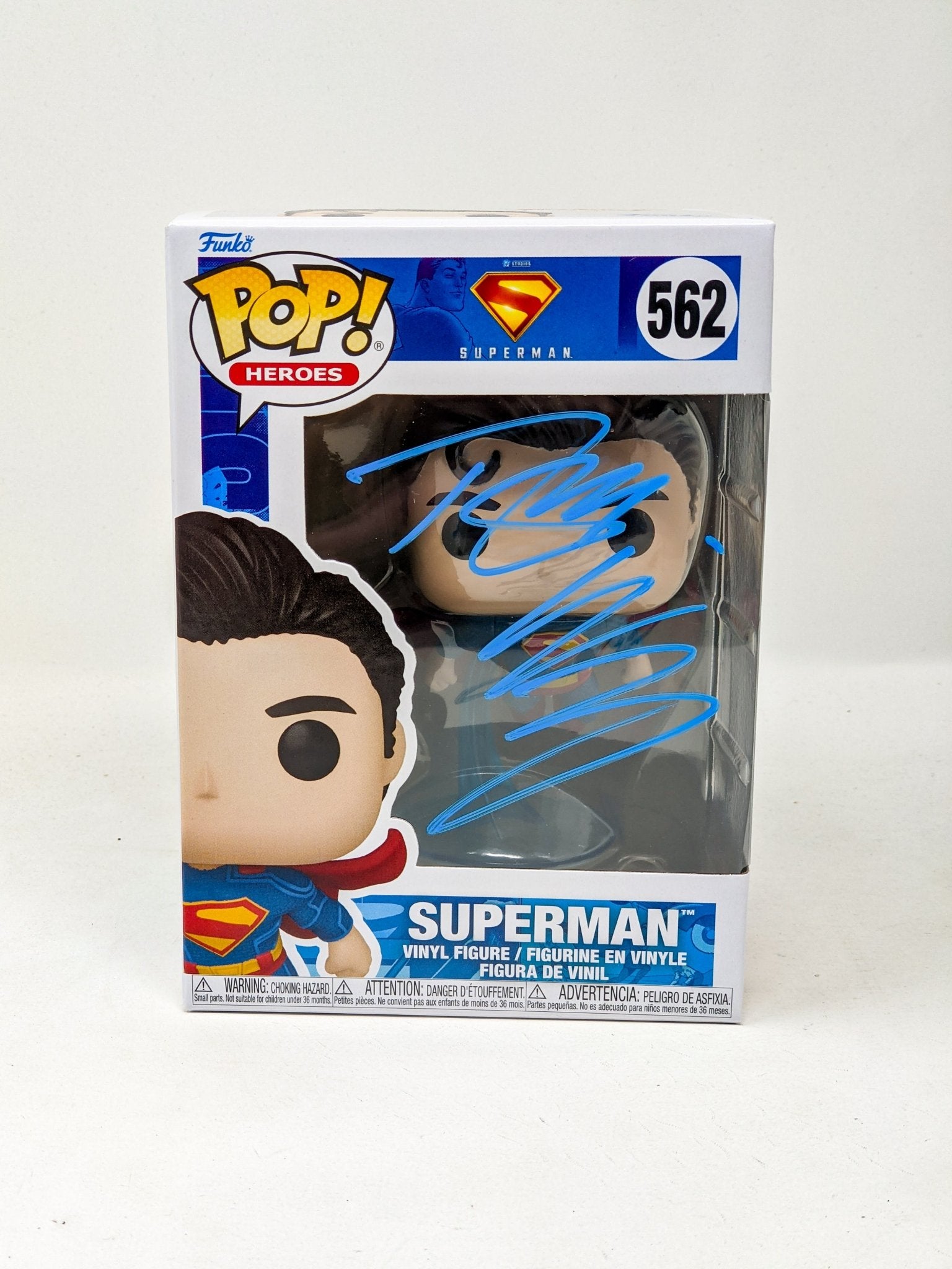 Tom Welling Superman #562 Signed Funko Pop JSA Certified Autograph