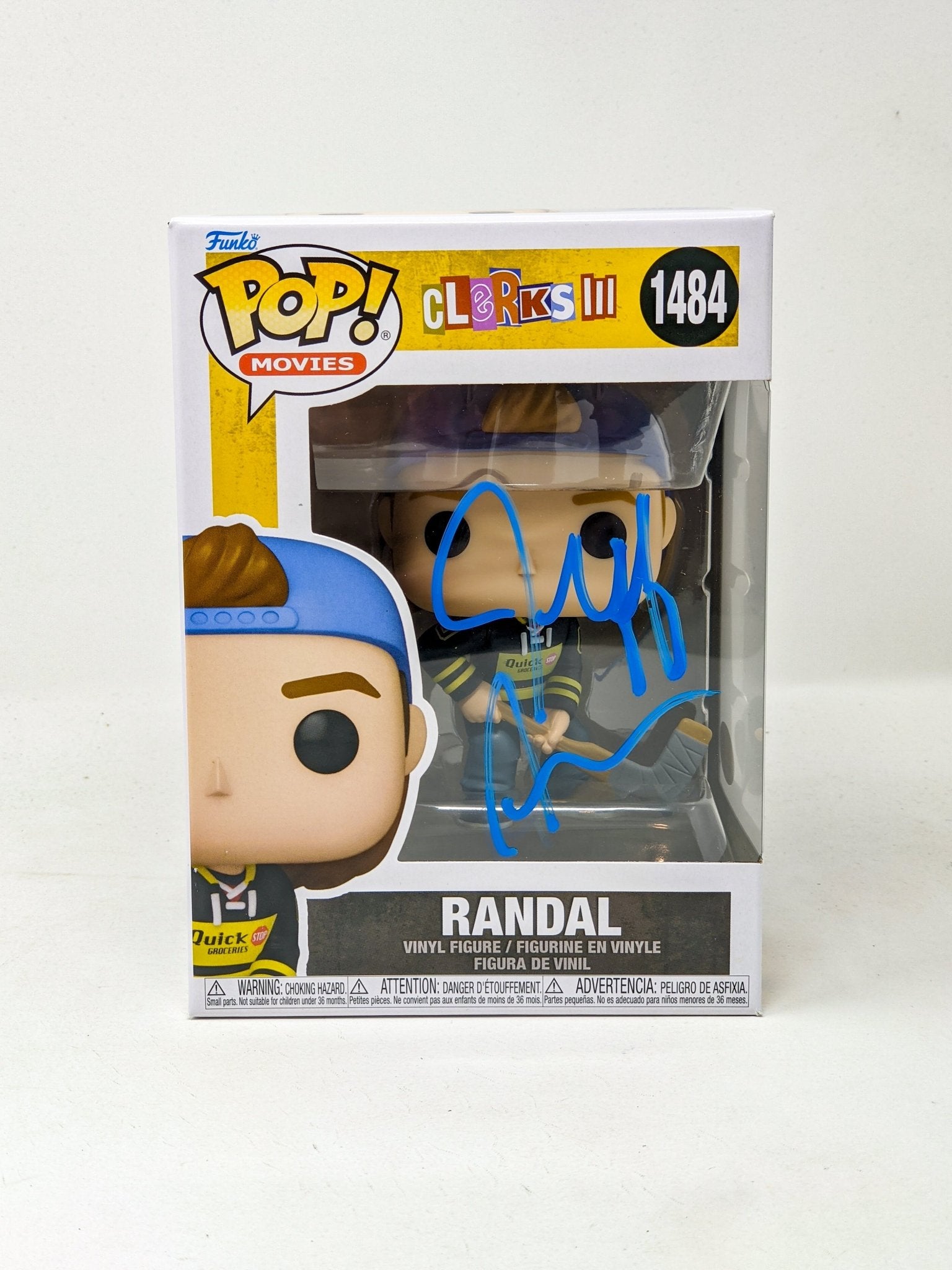 Jeff Anderson Clerks III Randal  #1484 Signed Funko Pop JSA Certified Autograph