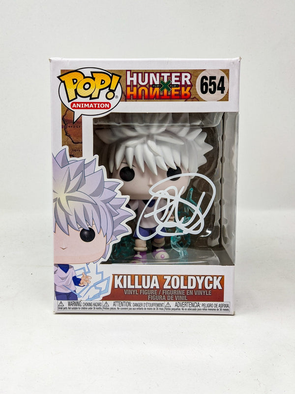Cristina Vee Hunter X Hunter Killua Zoldyck #654 Signed Funko Pop JSA Certified Autograph