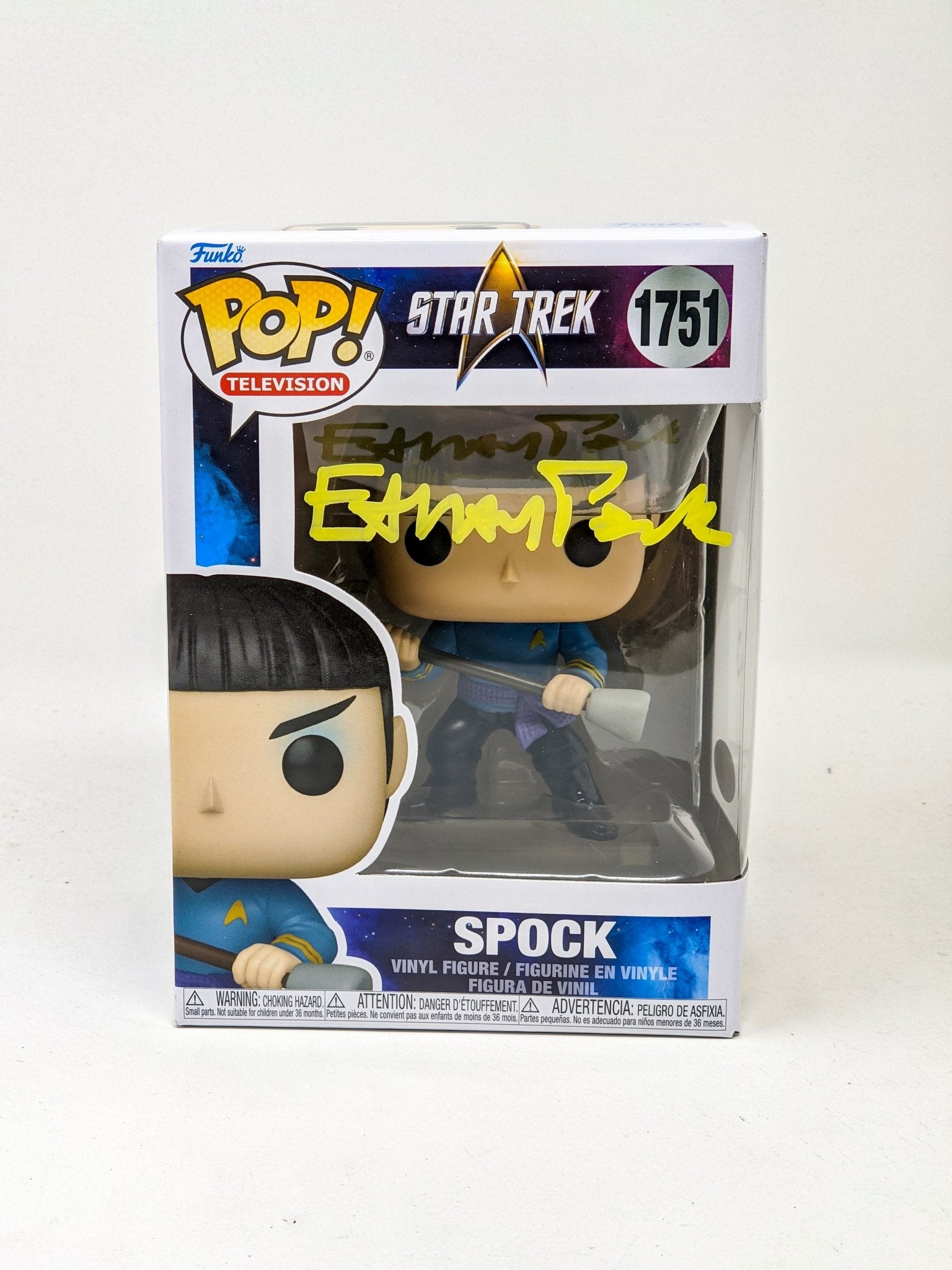 Ethan Peck Star Trek Spock #1751 Signed Funko Pop JSA Certified Autograph